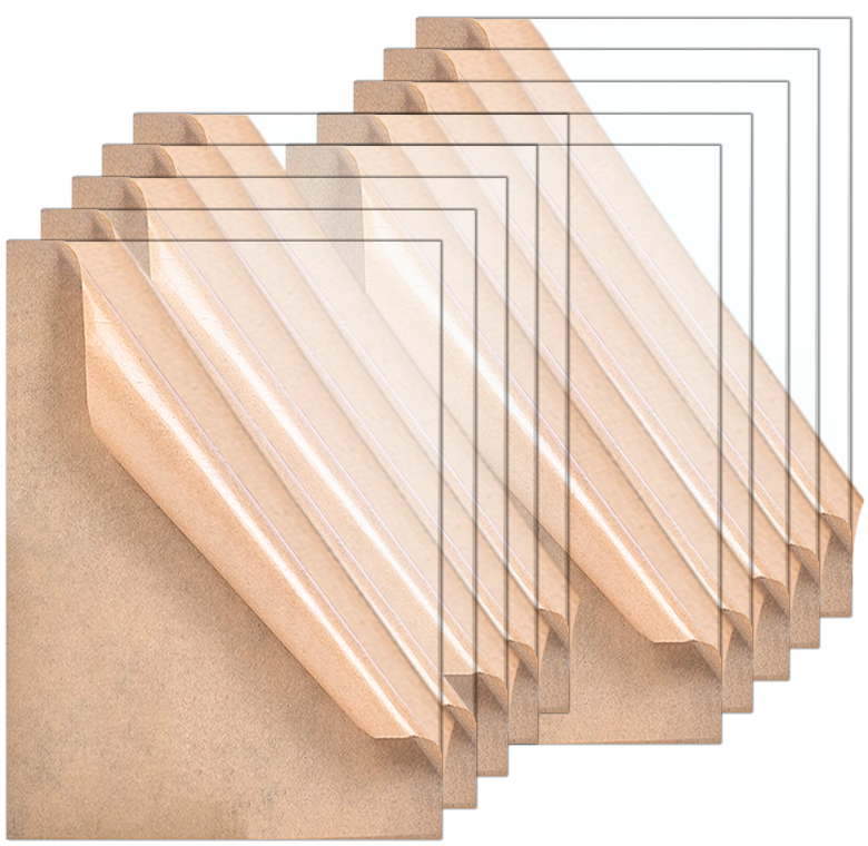 z- Cast Acrylic Sheets |1/8 - 3mm Thick | Variety Pack Colors for Laser Cutter, Engraving, CNC machines, DIY Projects, 12x16 Approx. Double Kraft Paper, Handcrafts and Home Decorations - 10 Pack