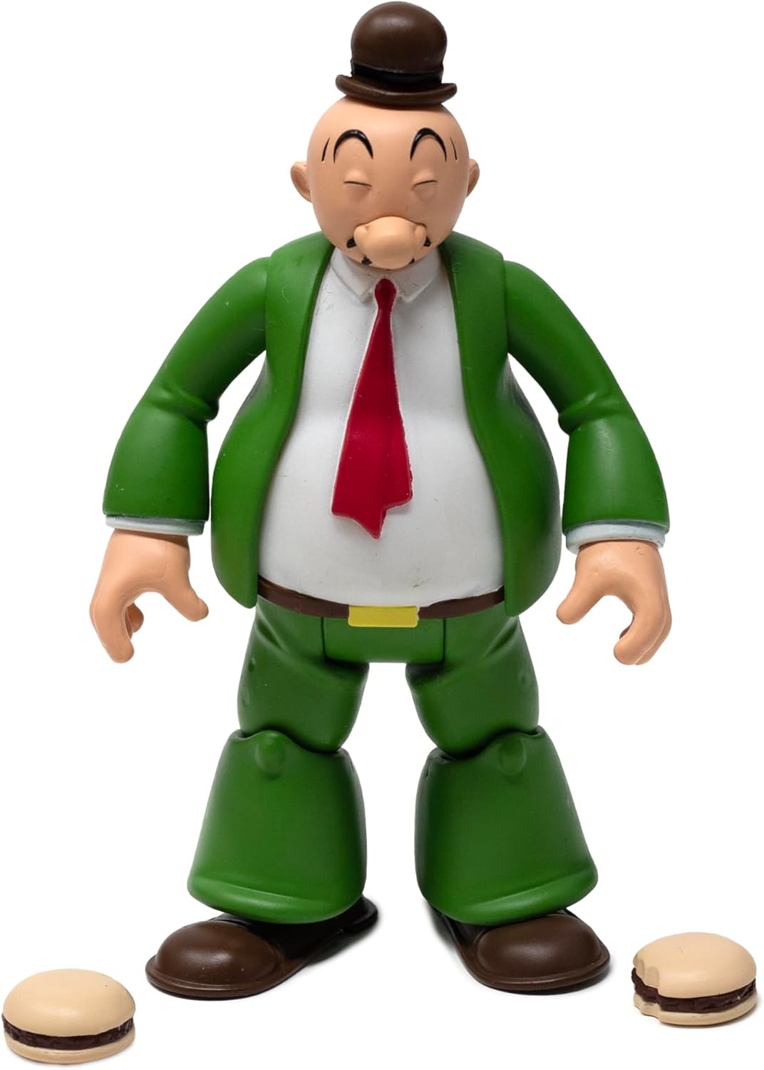 Boss Fight Studio Power Stars J. Wellington Wimpy Action Figure – Retro Style Collectible Figurine from Popeye Meets Sindbad Color Animation with 7 Points of Articulation – 5” Scale