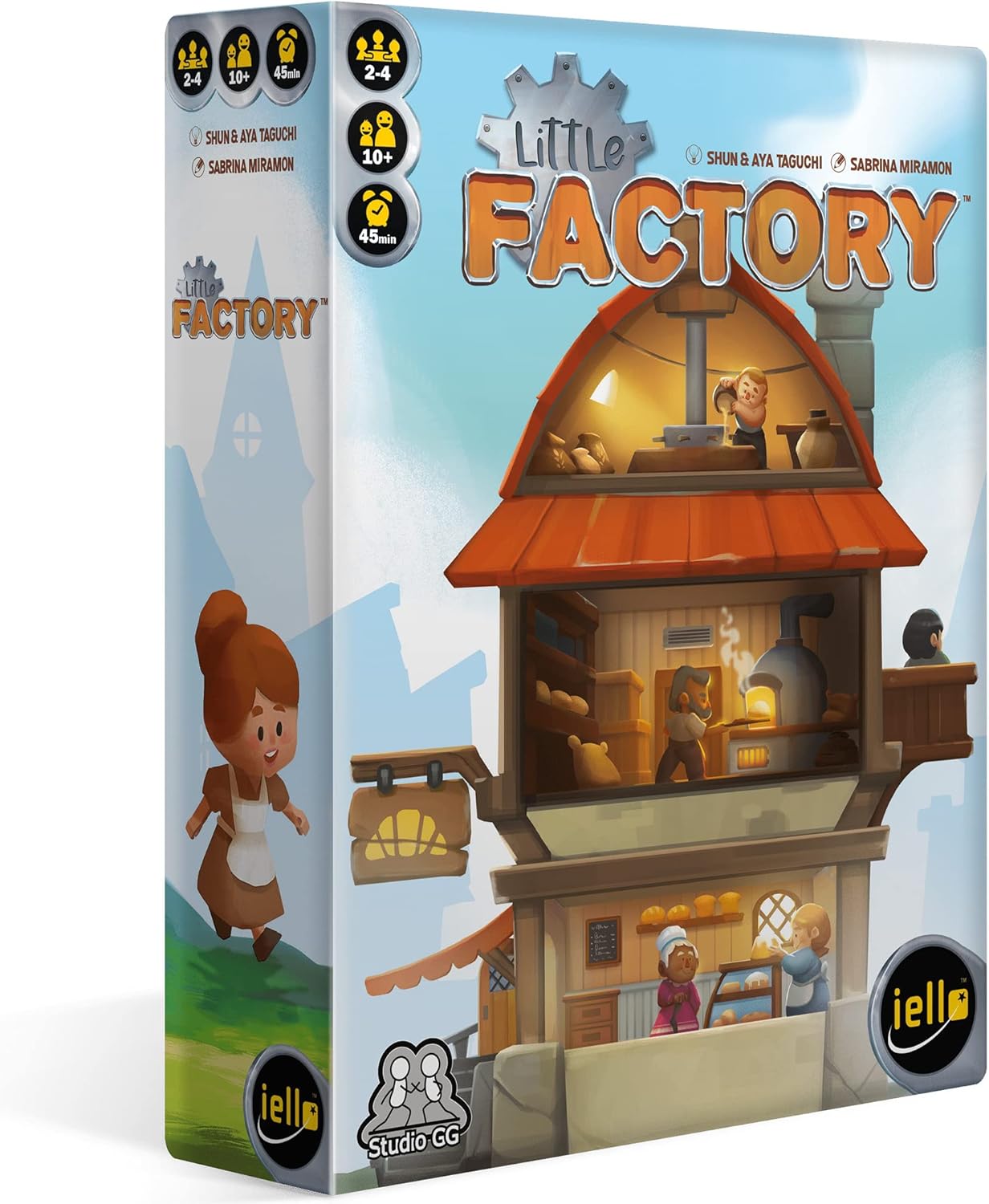 IELLO Little Factory - Resource Management & Building Card Game, Kids & Family, Games, Ages 10+, 2-4 Players, 45 Min