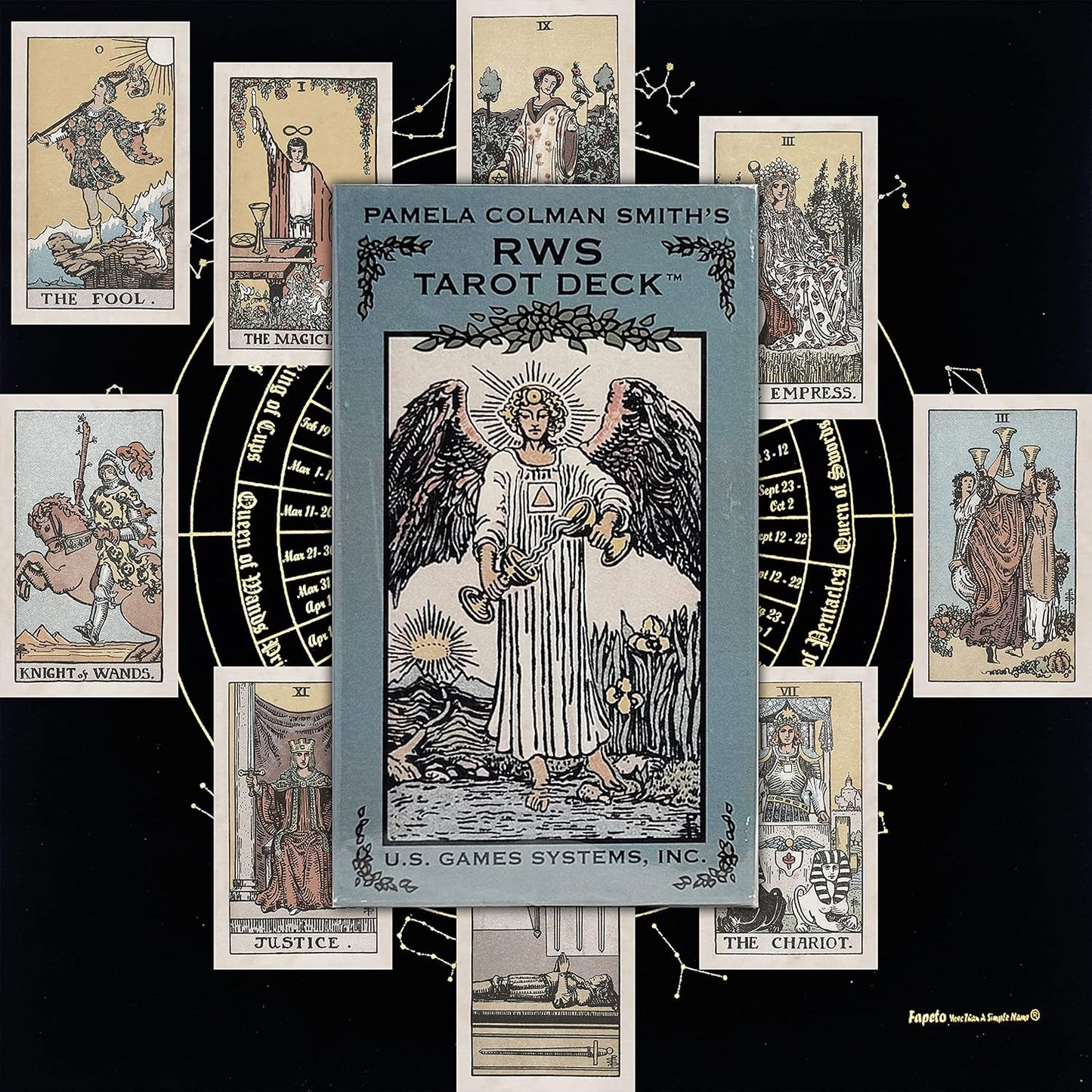 Bundles Tarot and Oracles, Cards Decks for Fortune Telling & Chakras (R W S Tarot Deck)