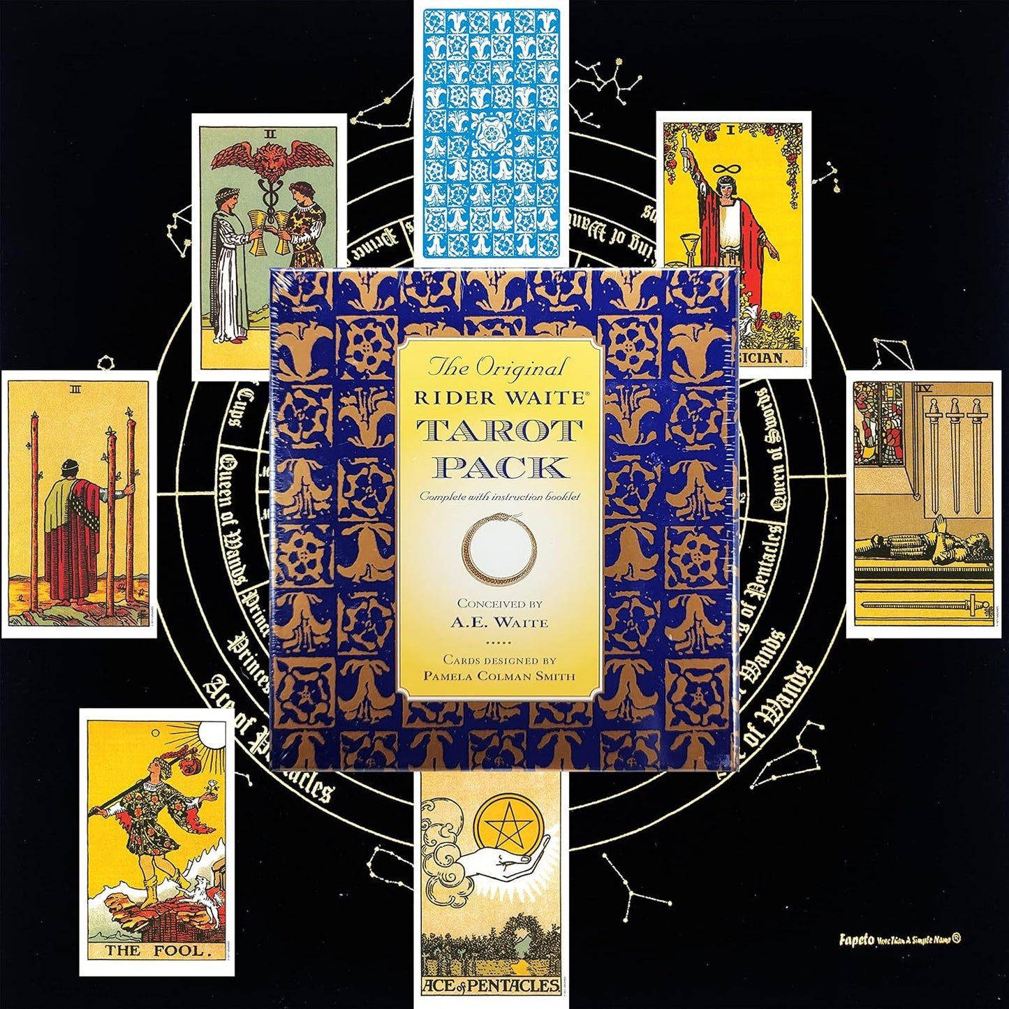 Bundles of Tarot and Oracles Cards Decks for Fortune Telling & Chakras (The Original Rider Wai te Tarot Set)