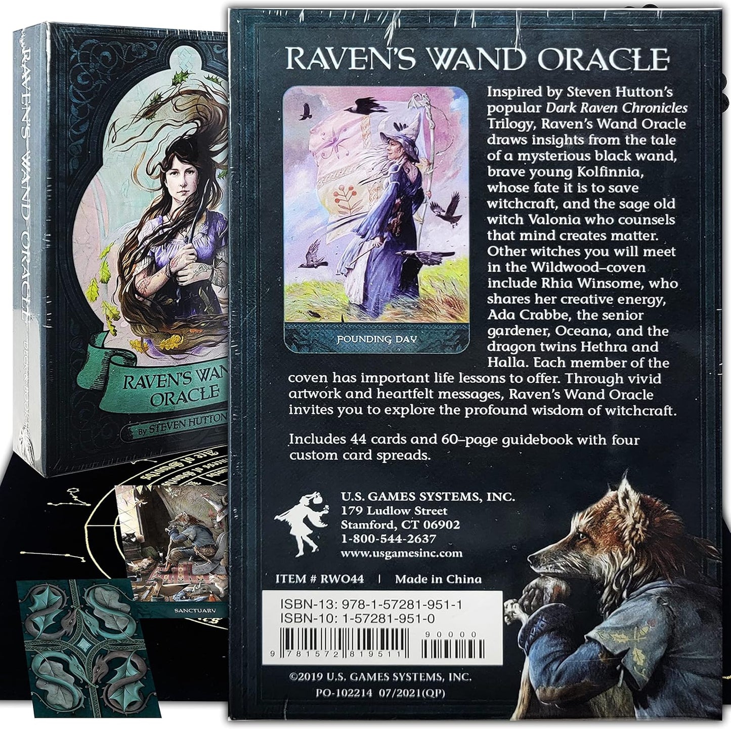 Bundles of Tarot and Oracles Cards Decks for Fortune Telling & Chakras (Raven's Wand Oracle)