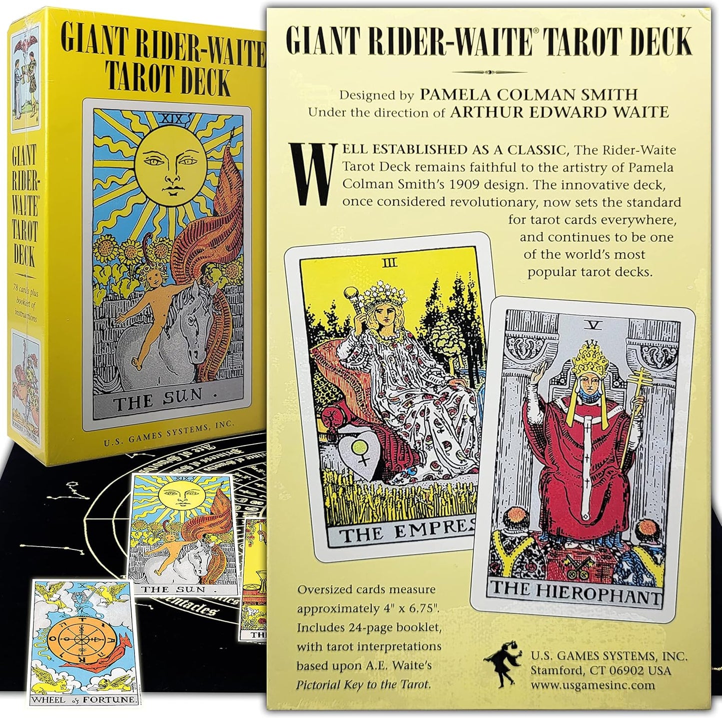 Bundles of Tarot and Oracles Cards Decks for Fortune Telling & Chakras (The Giant Rider Tarot Deck)