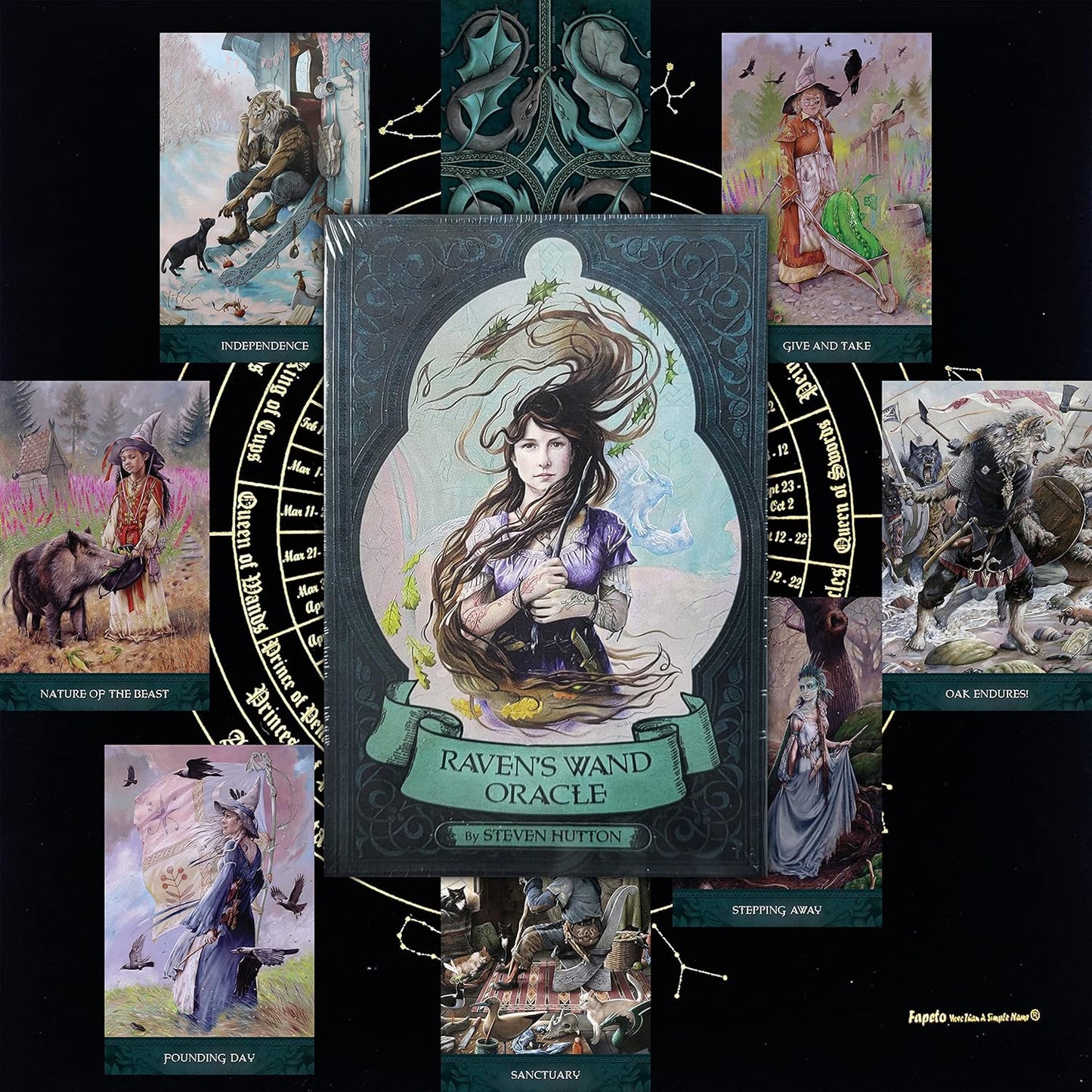 Bundles of Tarot and Oracles Cards Decks for Fortune Telling & Chakras (Raven's Wand Oracle)