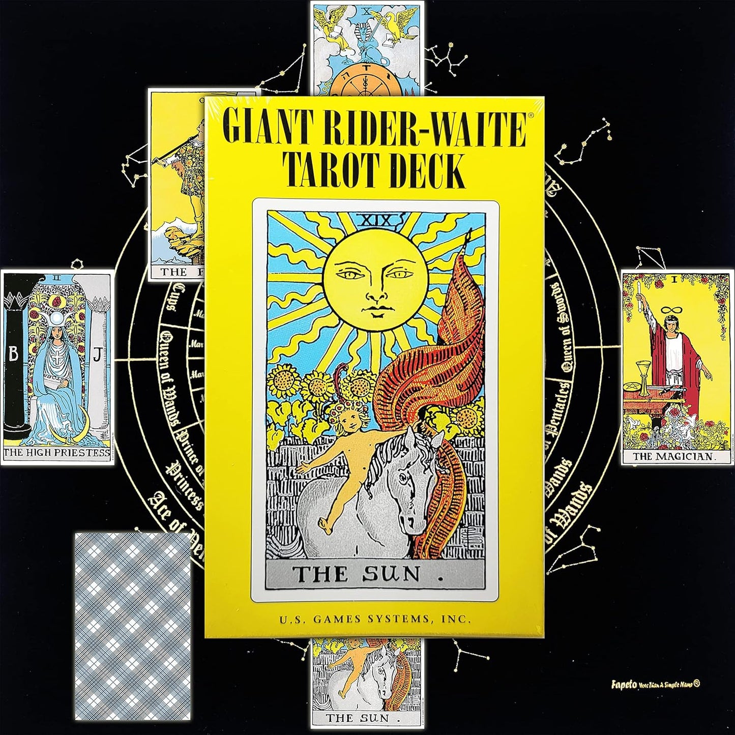 Bundles of Tarot and Oracles Cards Decks for Fortune Telling & Chakras (The Giant Rider Tarot Deck)