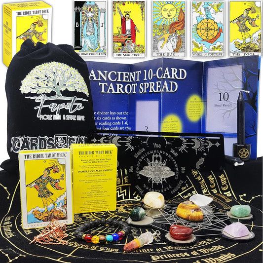 Bundles of Tarot Cards Decks for Fortune Telling & Chakras (Pocket Rider-Waite Tarot)