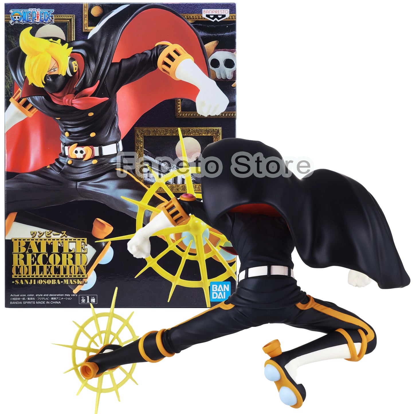 One Piece Battle Record Collection Sanji Osoba Mask Figure