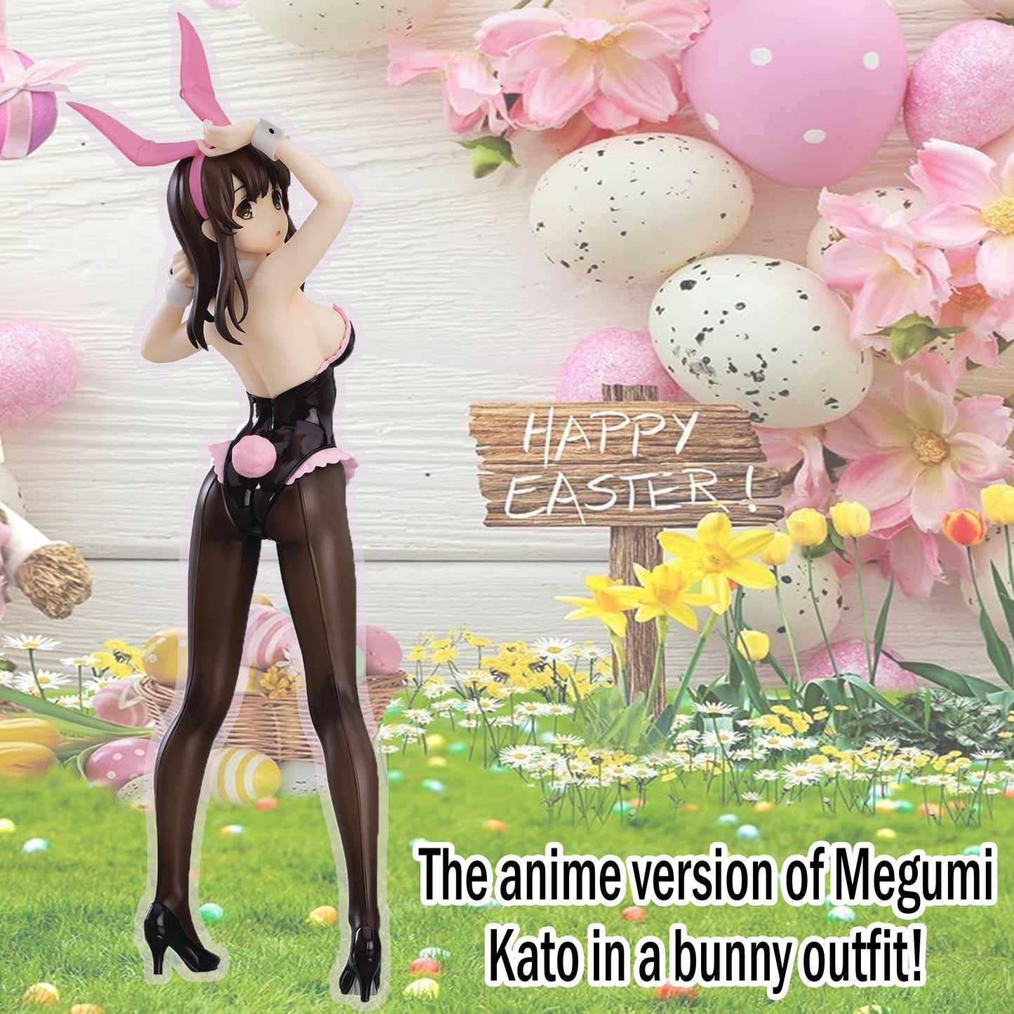 Anime POP UP PARADE figure Megumi Kato in a bunny outfit