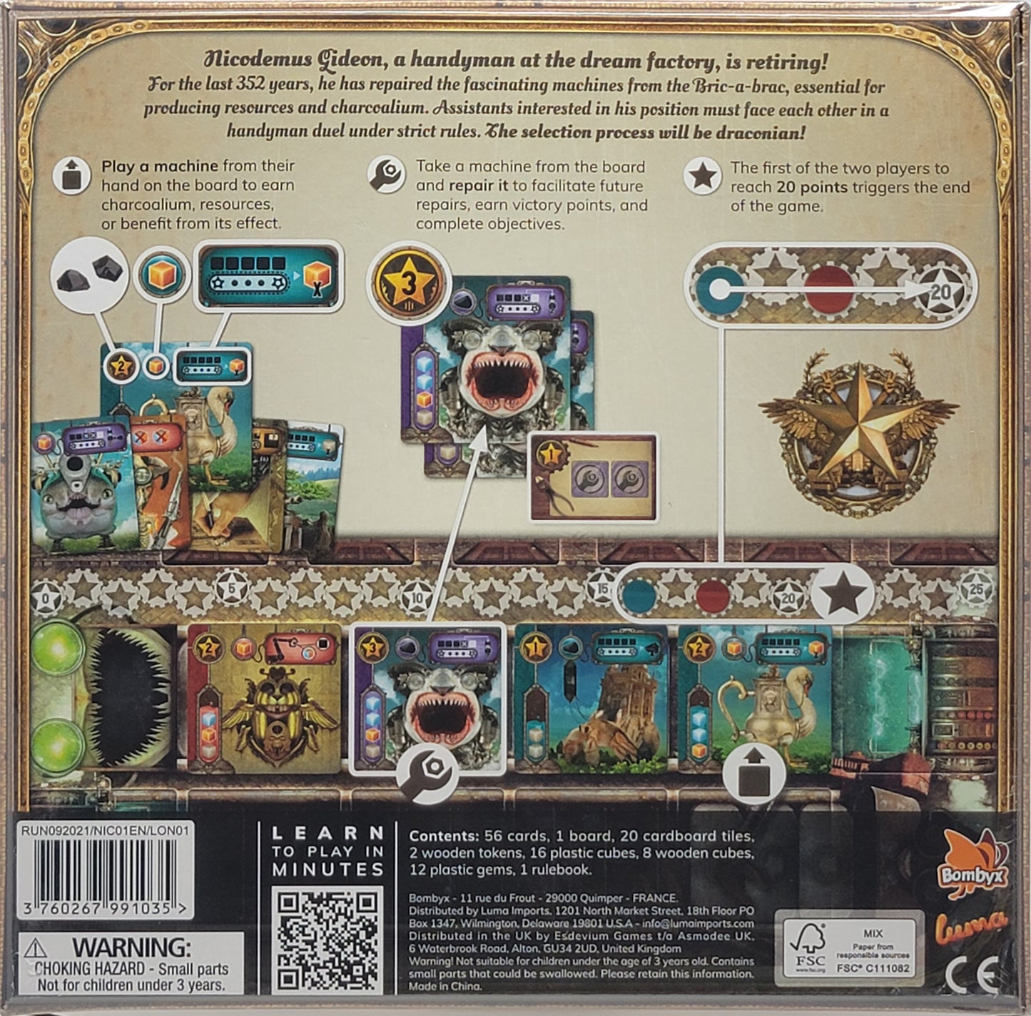 Nicodemus - Resource Management Strategy Board Game