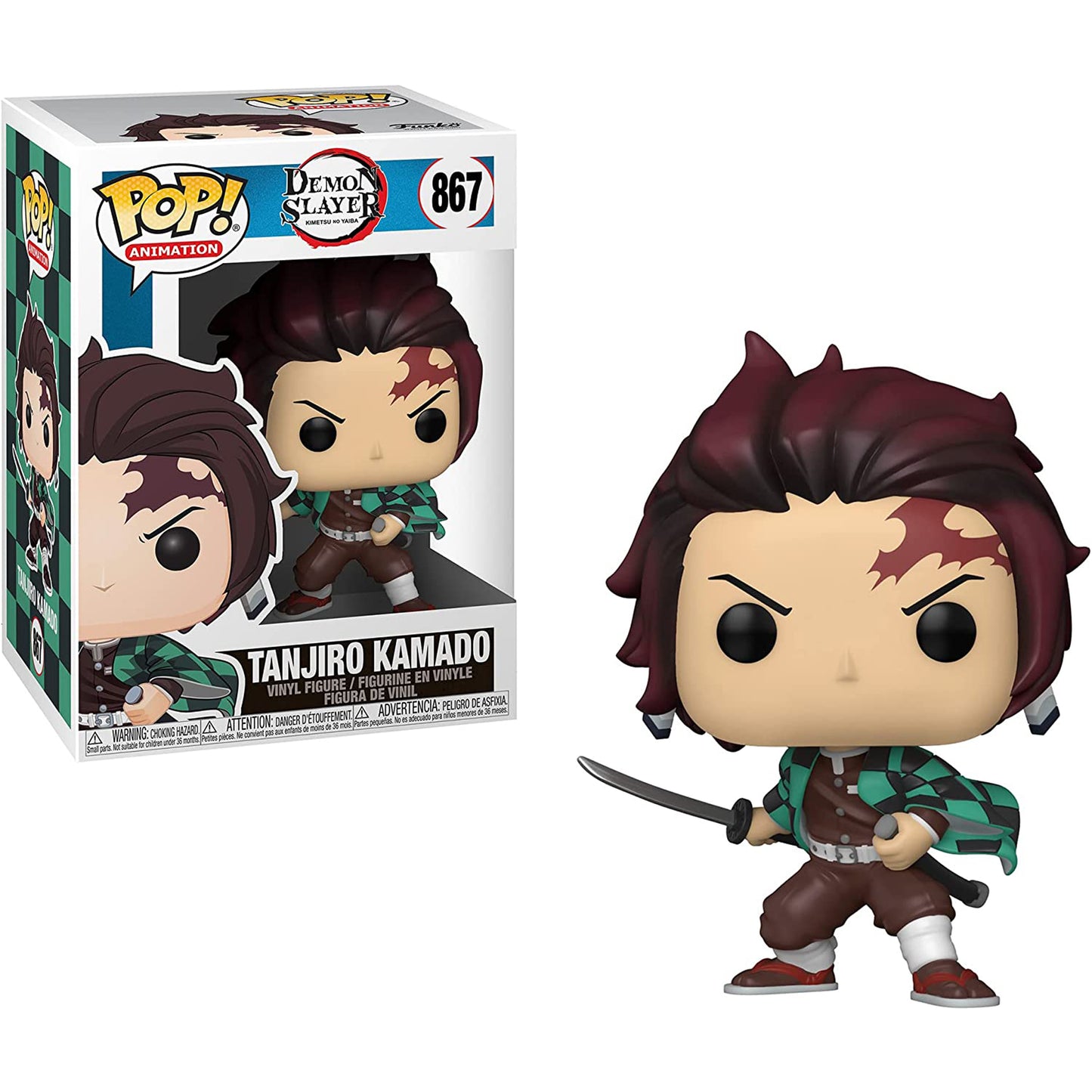 Demon Slayer Set of 5 - Tanjiro Kamado, Inosuke Hashibira, Zenitsu Agatsuma, Nezuko Kamado and Muzan Kibutsuji