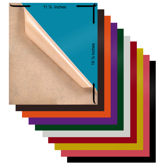 z- Cast Acrylic Sheets |1/8 - 3mm Thick |  Variety Pack Colors for Laser Cutter, Engraving, CNC machines, DIY Projects, 12x16 Approx. Double Kraft Paper, Handcrafts and Home Decorations - 10 Pack