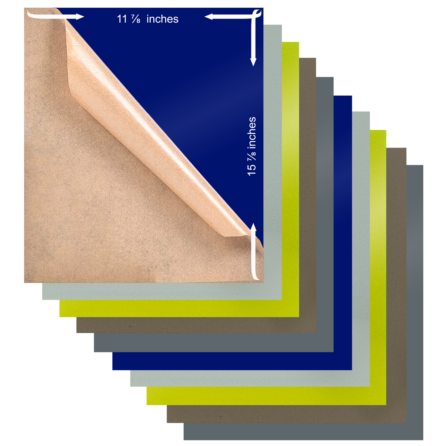 z- Cast Acrylic Sheets |1/8 - 3mm Thick |  Variety Pack Colors for Laser Cutter, Engraving, CNC machines, DIY Projects, 12x16 Approx. Double Kraft Paper, Handcrafts and Home Decorations - 10 Pack