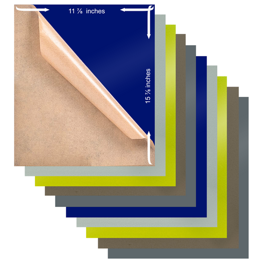 z- Cast Acrylic Sheets |1/8 - 3mm Thick |  Variety Pack Colors for Laser Cutter, Engraving, CNC machines, DIY Projects, 12x16 Approx. Double Kraft Paper, Handcrafts and Home Decorations - 10 Pack
