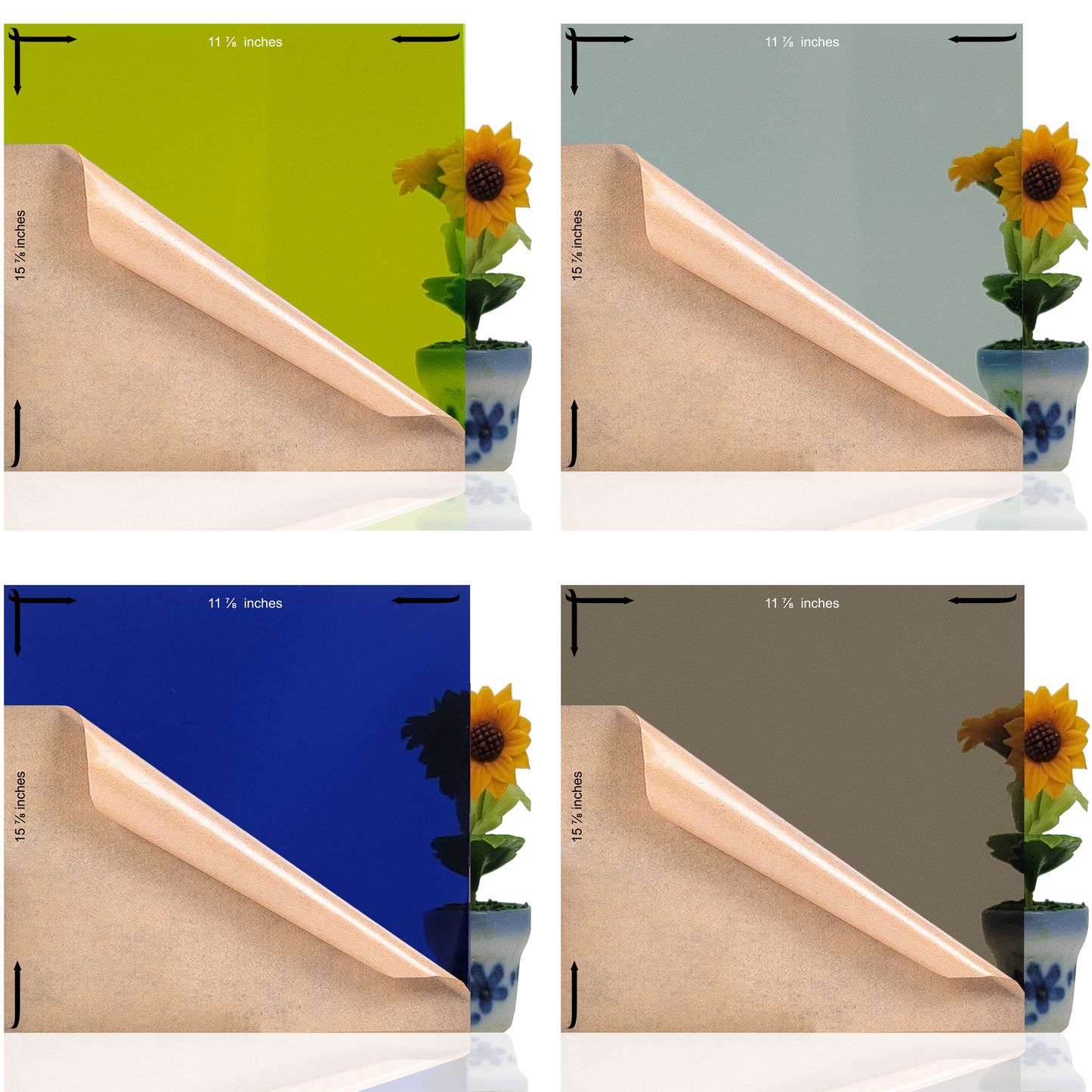 z- Cast Acrylic Sheets |1/8 - 3mm Thick |  Variety Pack Colors for Laser Cutter, Engraving, CNC machines, DIY Projects, 12x16 Approx. Double Kraft Paper, Handcrafts and Home Decorations - 10 Pack