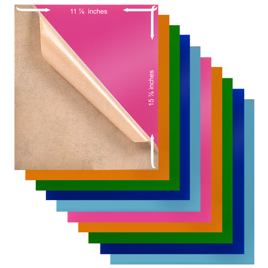z- Cast Acrylic Sheets |1/8 - 3mm Thick |  Variety Pack Colors for Laser Cutter, Engraving, CNC machines, DIY Projects, 12x16 Approx. Double Kraft Paper, Handcrafts and Home Decorations - 10 Pack