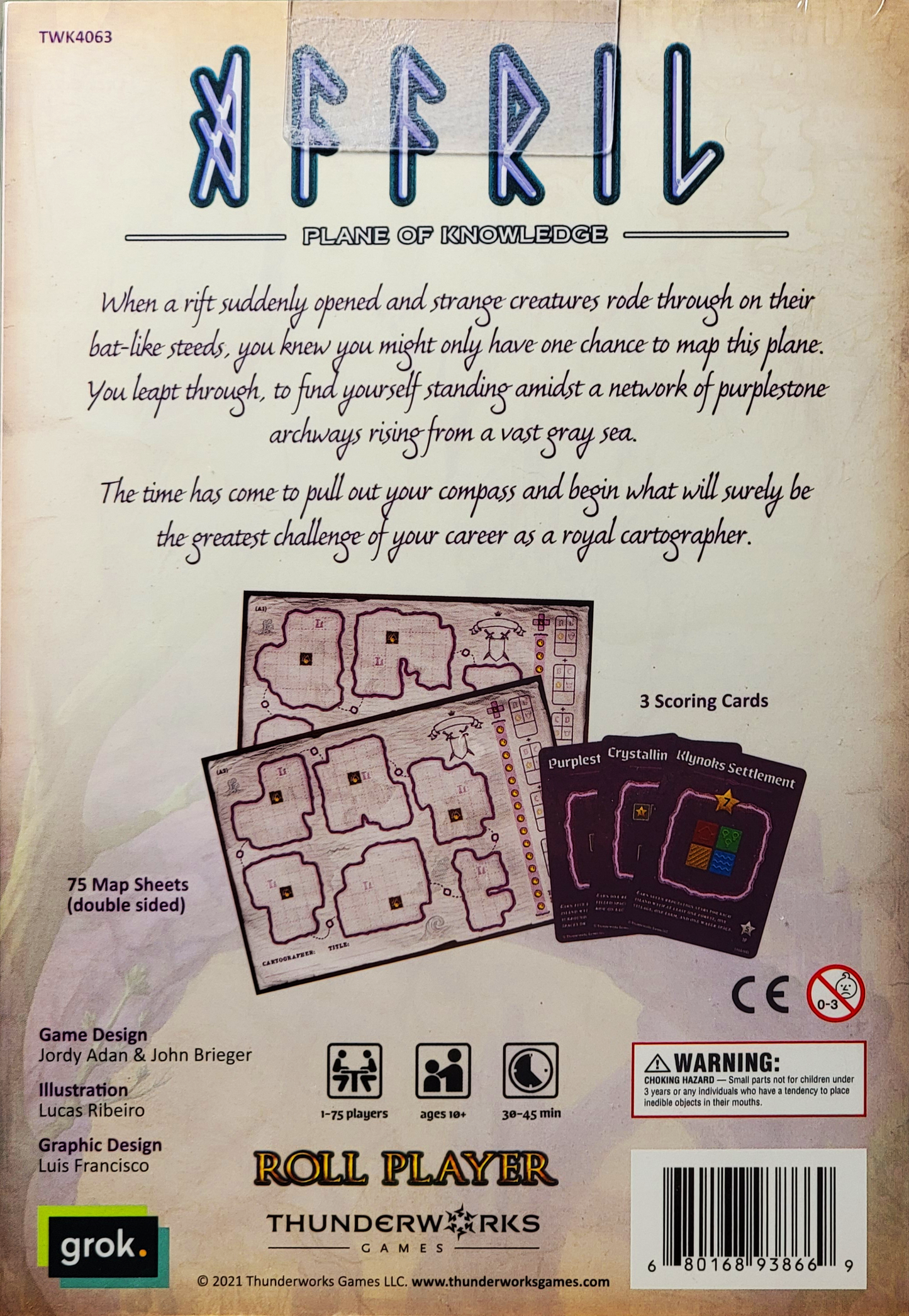 Cartographers Nebblis, Affril and Undercity Expansions pack