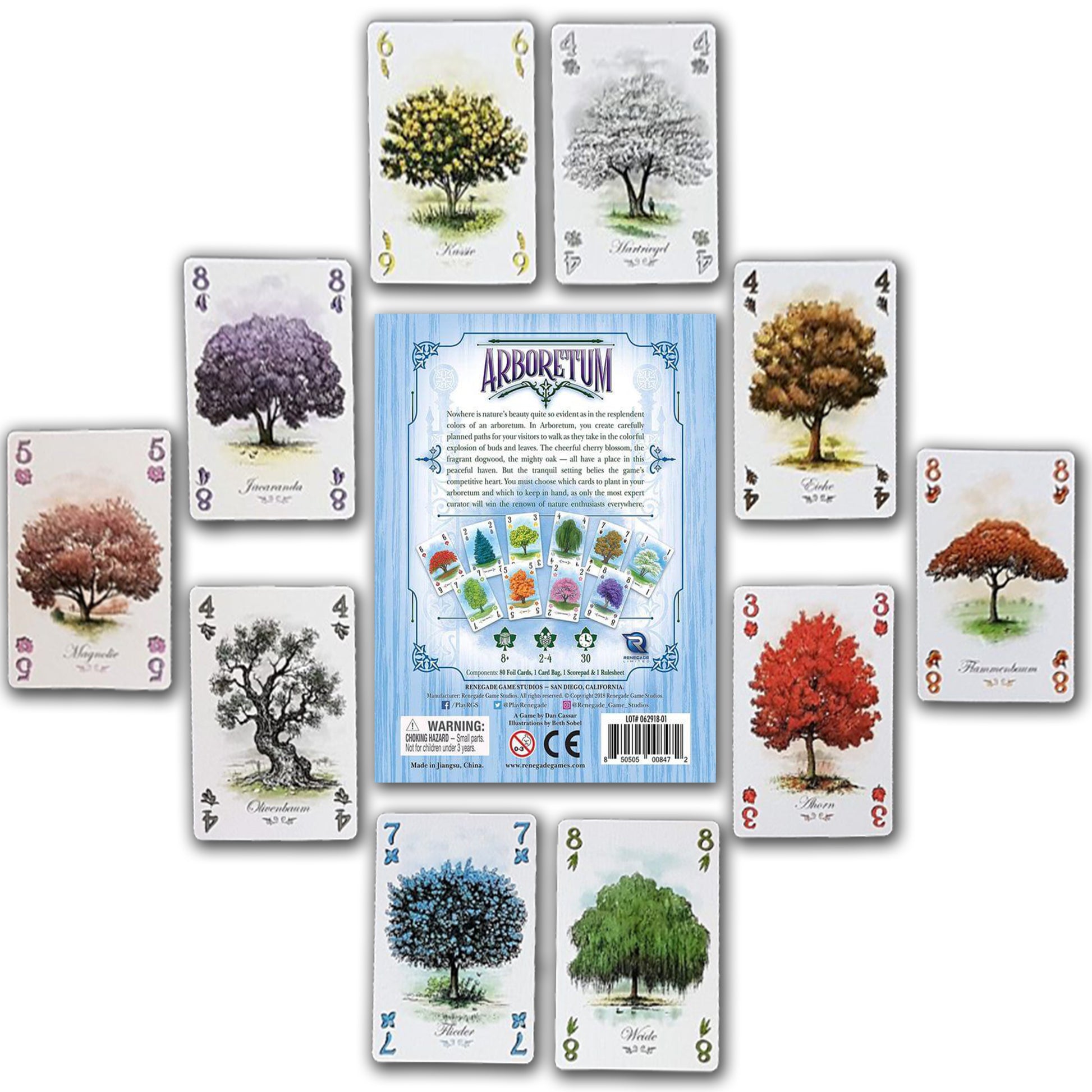 arboretum card sleeves Arboretum - Botanic Garden of Trees Card Game - Full Strategy