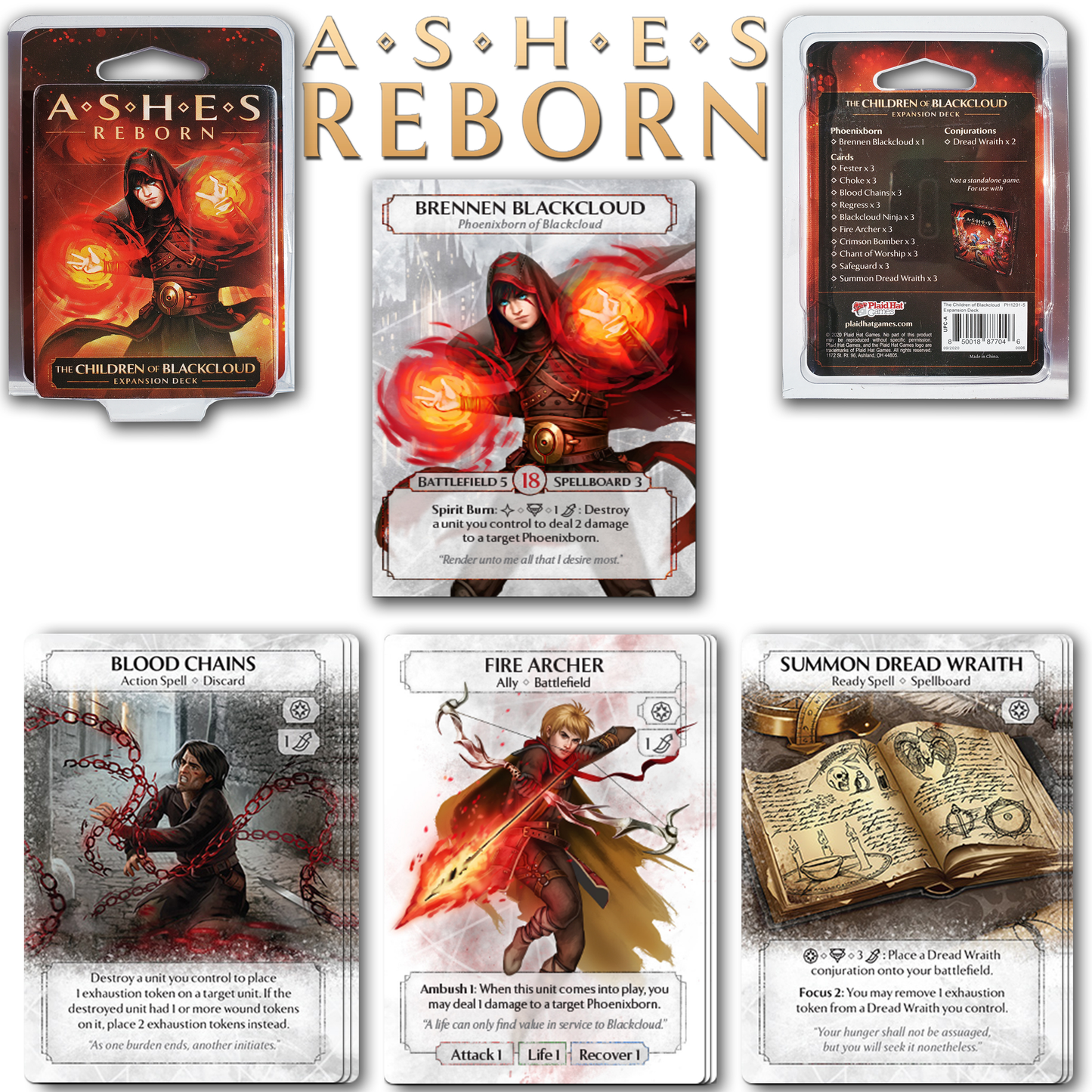 Ashes Reborn Rise Of The Phoenixborn Core Game Bundle With  The Children Blackcloud, The Protector of Argaia,  The Artist of Dreams,  The Roaring Rose  and Fapeto Drawstring Random Color Bag