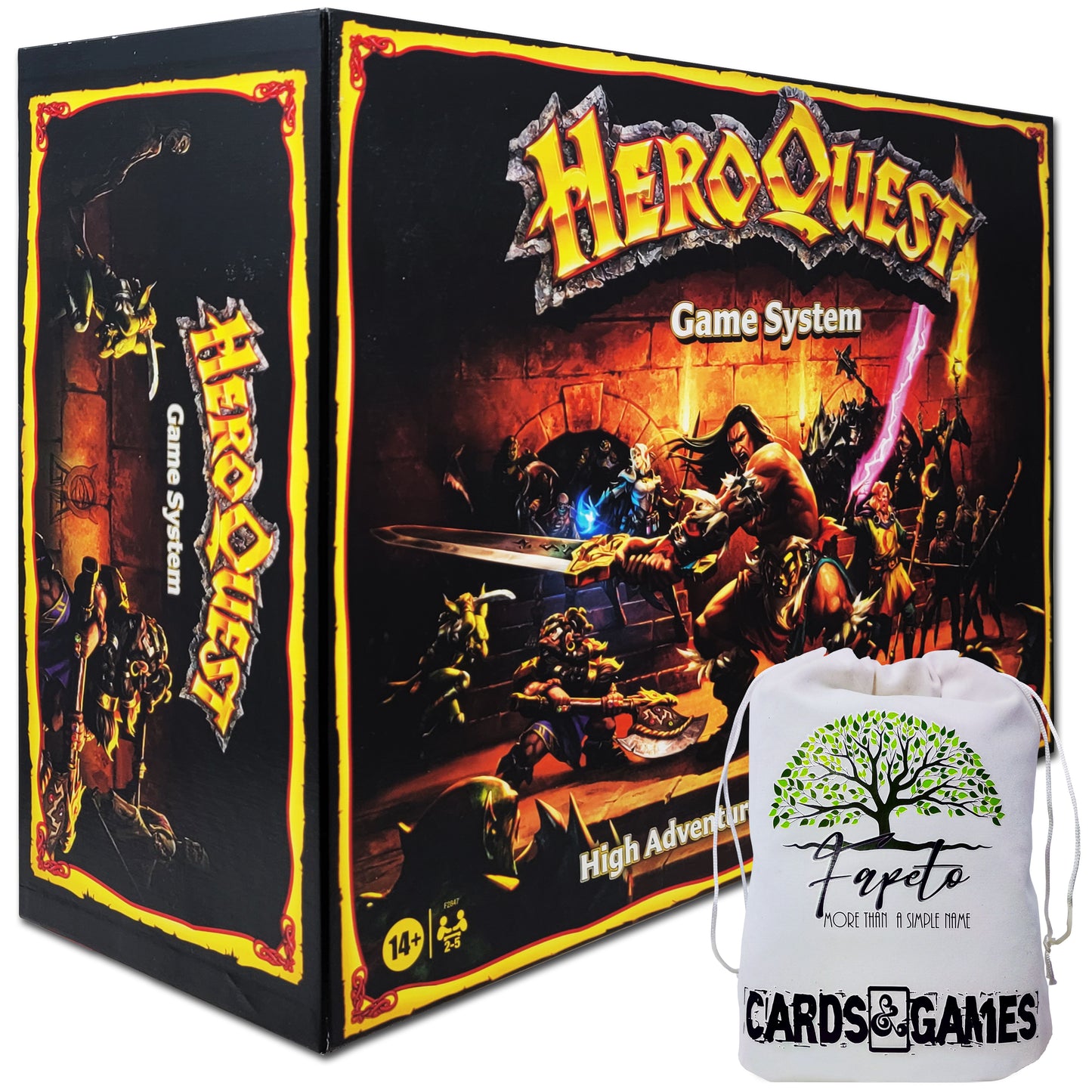 A Fantasy Dungeon crawler Tabletop Game, Bundles of Hero Quest Game System and Expansions,  14+