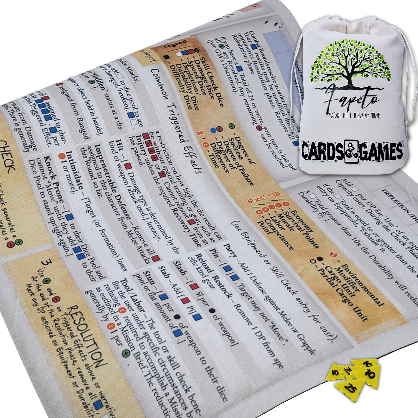 Zombie Survival Simulation Outbreak Undead 2nd Edition RPG Hardcover Book Bundle With Loot, Gear and Traits Decks, Random Color Drawstring Bag and COMPATIBLE  Survivor`s  and Gamemaster`s Tokens