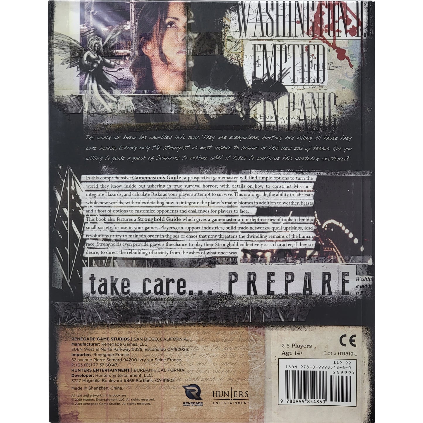 Zombie Survival Simulation Outbreak Undead 2nd Edition RPG Hardcover Book Bundle With Loot, Gear and Traits Decks, Random Color Drawstring Bag and COMPATIBLE  Survivor`s  and Gamemaster`s Tokens
