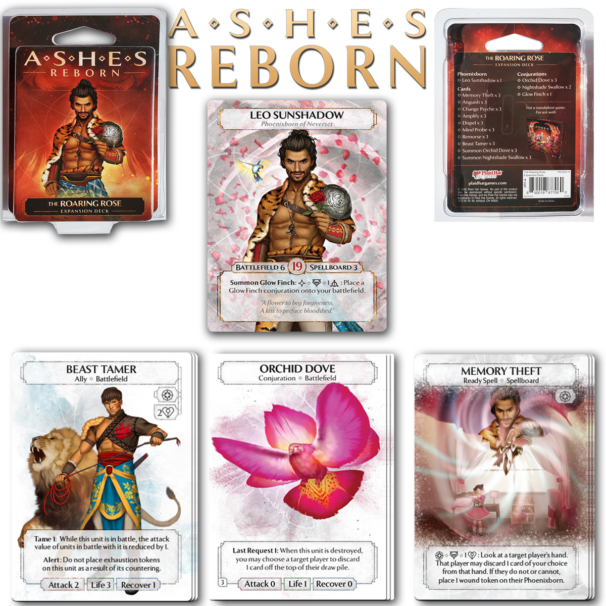 Plaid Hat Games | Ashes Reborn: Rise of The Phoenixborn | Gioco di carte | 2 giocatori | da 14 anni | 30-120 minuti di gioco | Inglese Plaid Hat Games | Ashes Reborn: Rise of The Phoenixborn | Gioco di carte | 2 giocatori | da 14 anni | 30-120 minuti di gioco | Inglese